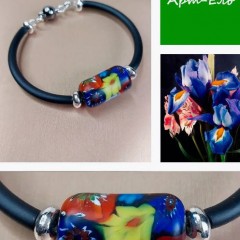 Браслет "Мурано" (бусины Миллефиори) №15 Murano №15